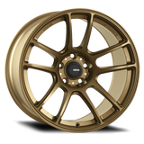 Konig Heliogram 18X12 5X114.3 ET20 Matte Bronze Knurled Bead Flow Formed