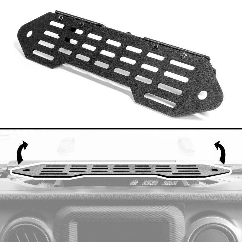 XK Glow Universal Dash Mount Molle Panel for Jeep Wrangler JL Gladiator JT