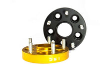 Load image into Gallery viewer, ISC Suspension Nissan 5x114.3 Hub Centric (66 Hub Bore) Wheel Spacers 25mm Black (Pair)