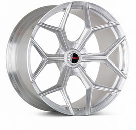 Vossen x Novitec NL4-5L 23x12in - 5x130 BP - ET15 - Brushed Gloss Clear Lamborghini Urus Rear Wheel