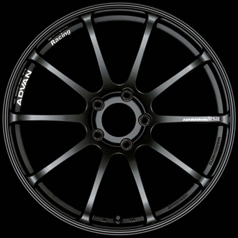 Advan RSII 17x8.0 / +35 Offset / 5x98 / 58mm Bore / Semi Gloss Black