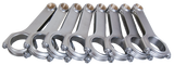 Eagle Chevrolet Small Block 6.250in Length Forged 4340 Steel H-Beam Rods - Set of 8