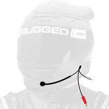 Load image into Gallery viewer, Rugged Radios NASCAR 3C Wired Open Face Helmet Kit with M102 Military Mic Straight Cord