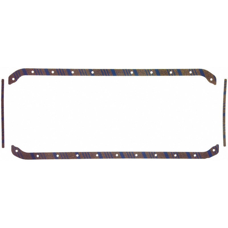 Fel-Pro Toyota Land Cruiser OS 34210 C Engine Oil Pan Gasket Set Blue Stripe cork-rubber