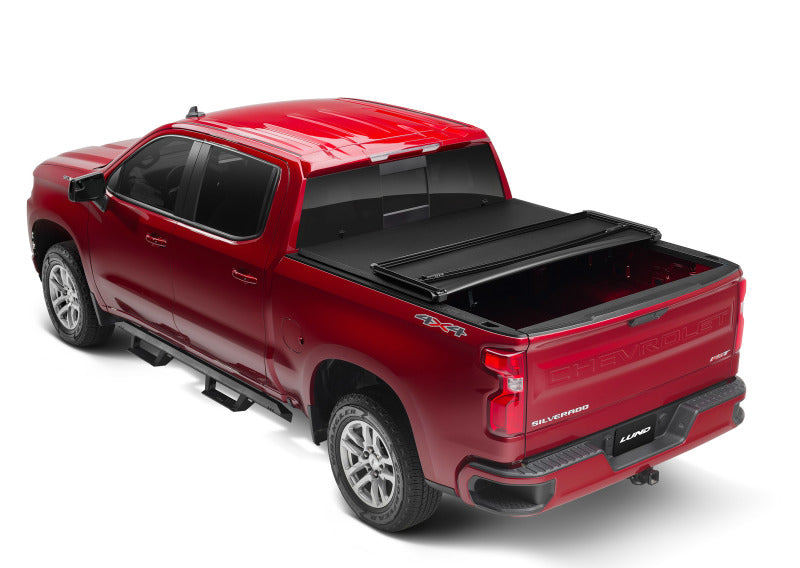 Lund 2023 Chevey Colorado 2023 GMC Canyon (5ft. Bed) Genesis Tri-Fold Tonneau Cover Black