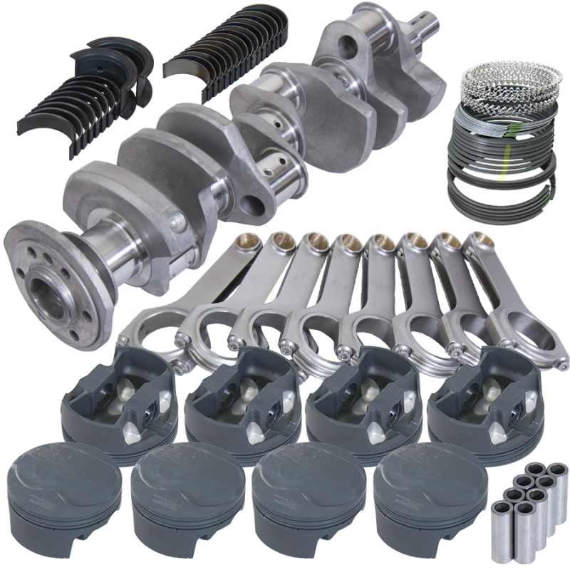 Eagle Chevy 350 3.750in Crank 6.000in H-Beam 6cc Dome 4.040in Pistons Rotating Assembly
