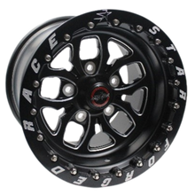 Load image into Gallery viewer, Race Star 64 Pro Forged Wicked 15x11 Lug Mount Black Anodized/Machined 5x135BC 6.50BS