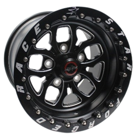 Race Star 64 Pro Forged Wicked 15x11 Lug Mount Black Anodized/Machined 5x135BC 6.50BS