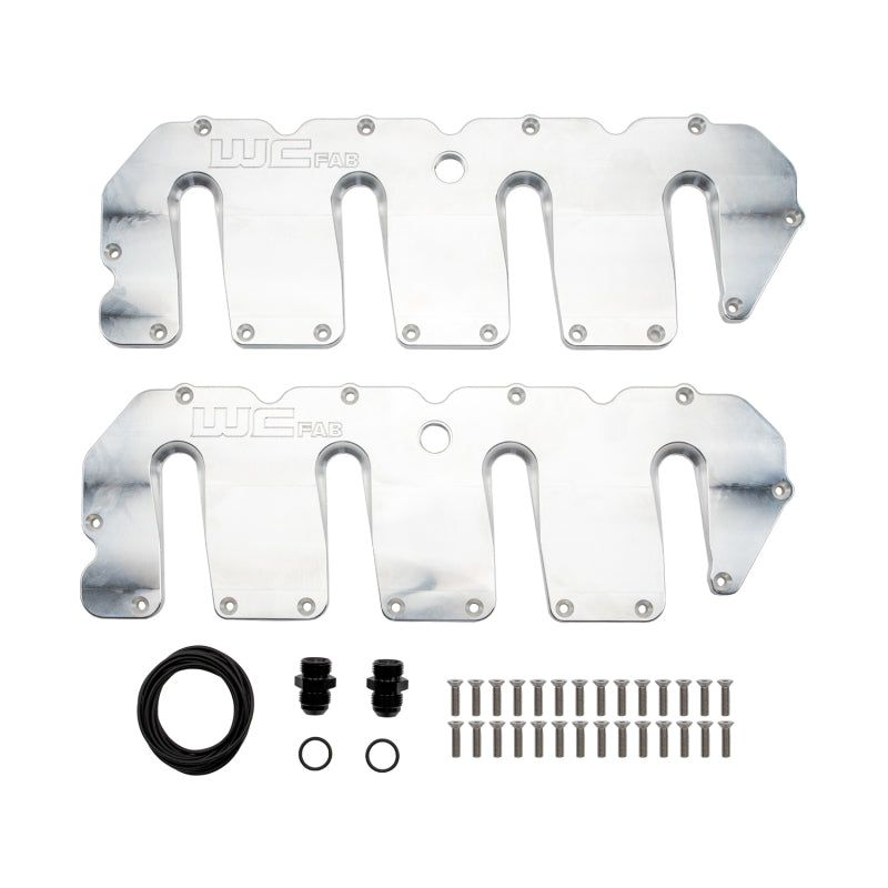 Wehrli WCFab 04.5-10 Duramax LLY/LBZ/LMM Billet Upper Valve Cover Set - Candy Teal