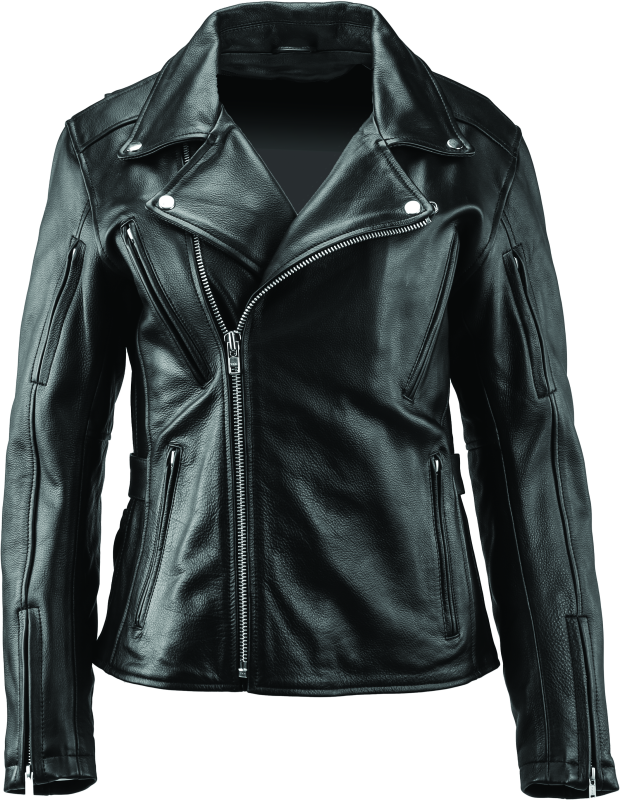 Kuryakyn Leather By River Road Ironclad Classic Leather Jacket Black Womens - 2XL