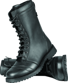 Speed and Strength Fast Times Leather Boots Black Womens Size - 8