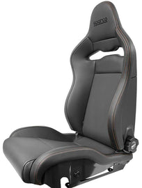 Sparco Seat SPX Special Edition Black/Red w/ Gloss Carbon Shell - Left