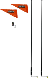 QuadBoss 6Ft Smoke Dual Whip Remote