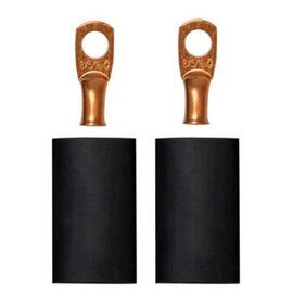 Moroso 5/16in Dia Stud 8 GA Wire Crimp/Solder Battery Cable Terminal Kit (2 Pack)