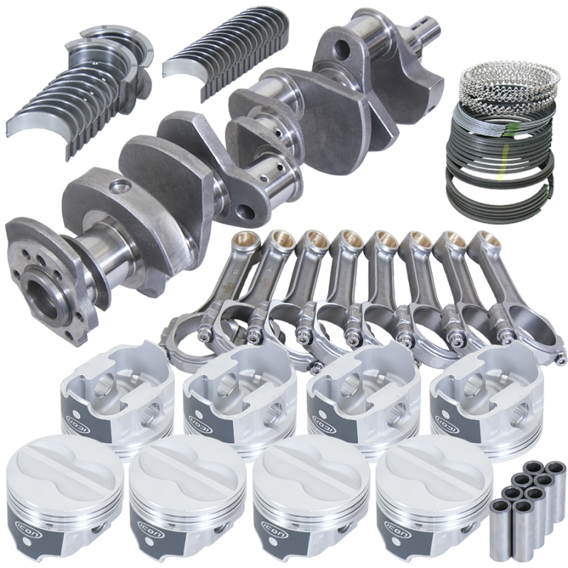 Eagle Chevy 350 3.750in Crank 5.700in I-Beam Rods -10cc 4.060in Pistons Rotating Assembly