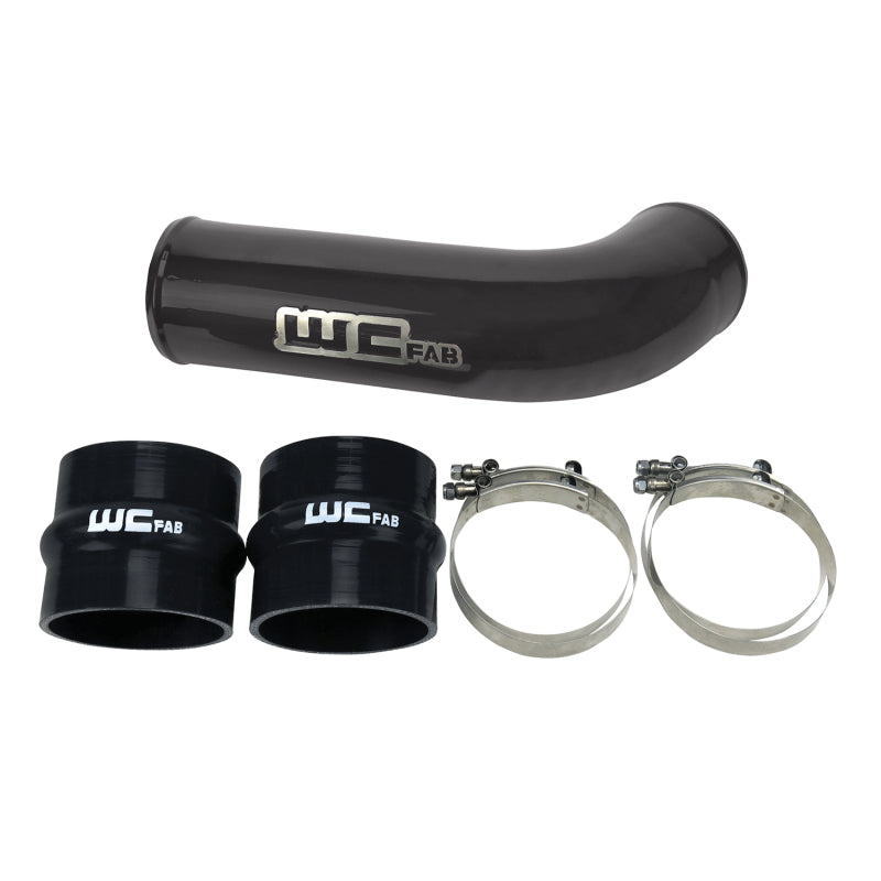 Wehrli 17-19 Chevrolet 6.6L L5P Duramax 4in Intake Pipe (Use w/OEM Air Box) - Bronze Chrome