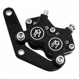 Performance Machine Front Narrow 4 Piston Classic Caliper/Bracket - Contrast Cut