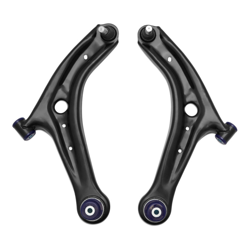 Superpro 13-17 Ford Fiesta Complete Front Lower Control Arm Kit (Caster Increase)