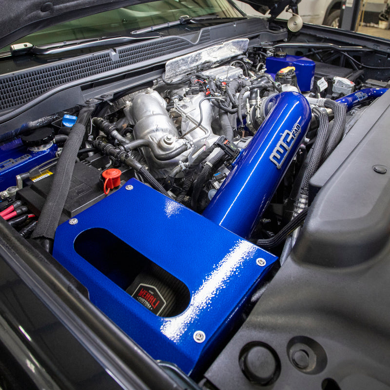 Wehrli 17-19 Chevrolet 6.6L L5P Duramax 4in Intake Kit - Sparkle Bomber Orange