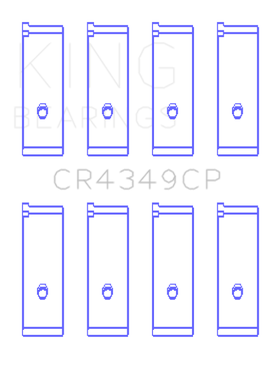 King Toyota Scion XA/XB 1NZFE (Size STD) Tri-Metal Copper Lead Rod Bearing Set