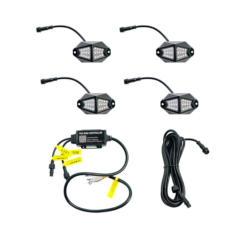 Whip It Led Rock Light 8 Pod