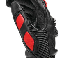 Load image into Gallery viewer, Dainese Druid 4 Leather Gloves Black/Lava-Red/White - XS