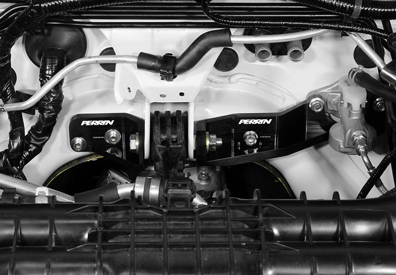 PERRIN 15-21 Subaru Impreza/WRX/STI Pitch Stop Mount & Firewall Brace - Black - GTR Auto