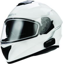 Load image into Gallery viewer, Sena Technologies Outforce Full Face Bluetooth Helmet Glossy White - Large
