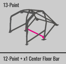Load image into Gallery viewer, Cusco Safety21 13pt 2Pssgr BLK Thru Dash Roll Cage Nissan R33 2dr (S/O/No Cancel)