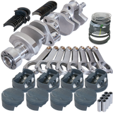 Eagle Chevy LT1 350 1Pc 3.750in Crank 6.000in H-Beam 6cc Dome 4.030in Pistons Rotating Assembly