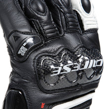 Load image into Gallery viewer, Dainese Carbon 4 Long Lady Leather Gloves - Black/White - XL