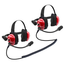 Load image into Gallery viewer, Rugged Radios H80 Track Talk Linkable Intercom Headsets - Bring The Conversation... NASCAR event