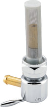 Load image into Gallery viewer, Bikers Choice Chrome Round Petcock 22MM Left Outlet