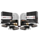 Power Stop 22-23 Hyundai Kona Front and Rear Z17 Coated Brake Kit
