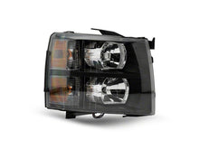 Load image into Gallery viewer, Raxiom 07-13 Chevrolet Silverado 1500 Euro Headlights- Blk Housing (Clear Lens)