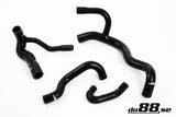 do88 90-92 Audi S2 2.2T (3B) Radiator Hoses - Black