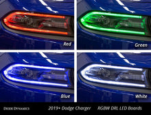 Load image into Gallery viewer, Diode Dynamics RGBW DRL LED Boards for 2019-2021 Dodge Charger