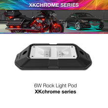 Load image into Gallery viewer, XK Glow XKchrome Low Profile Ultra Bright Rock Light Pod 6W