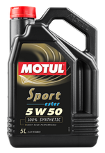 Load image into Gallery viewer, Motul 5L Synthetic Engine Oil Sport 5W50