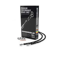 Load image into Gallery viewer, Goodridge 11-14 Harley-Davidson FLSTC Heritage CL (w/ABS) Clear Front Brake Line w/Black Fitting - GTR Auto