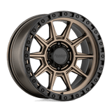 AR202 17X9 5X4.5 M-BRZ BLK LIP -12MM