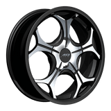 AR905 18X8 5X4.5/120 S-BLK MACH 45MM