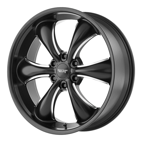 AR914 22X9 6X5.5 S-BLK MILL 15MM