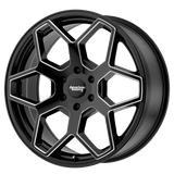 AR916 18X8.5 6X5.5 G-BLK MILL 15MM