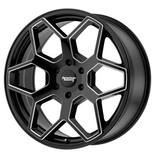 AR916 18X8.5 6X135 G-BLK MILL 35MM