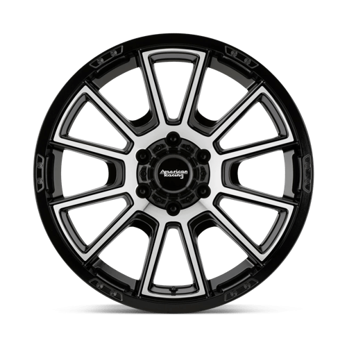 AR933 18X8.5 6X135 G-BLK MACH 18MM