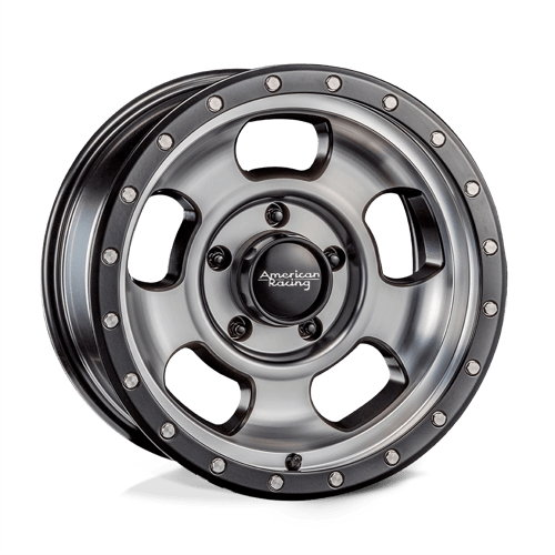 AR969 17X9 8X6.5 S-BLK MACH 18MM