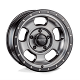 AR969 17X8 5X5.5 S-BLK MACH 00MM