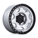 VOYAGER 17X8.5 5X5 71 +0 SLV-MCH-BLK