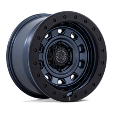 Load image into Gallery viewer, XPLORER 17X9 5X5 71.5 -12 MET-BLUE BLK